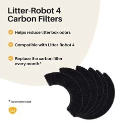 Litter-Robot-4 Carbon Filters -Purrfect Litter Shop 769566 PT2. AC SS1800 V1678457701