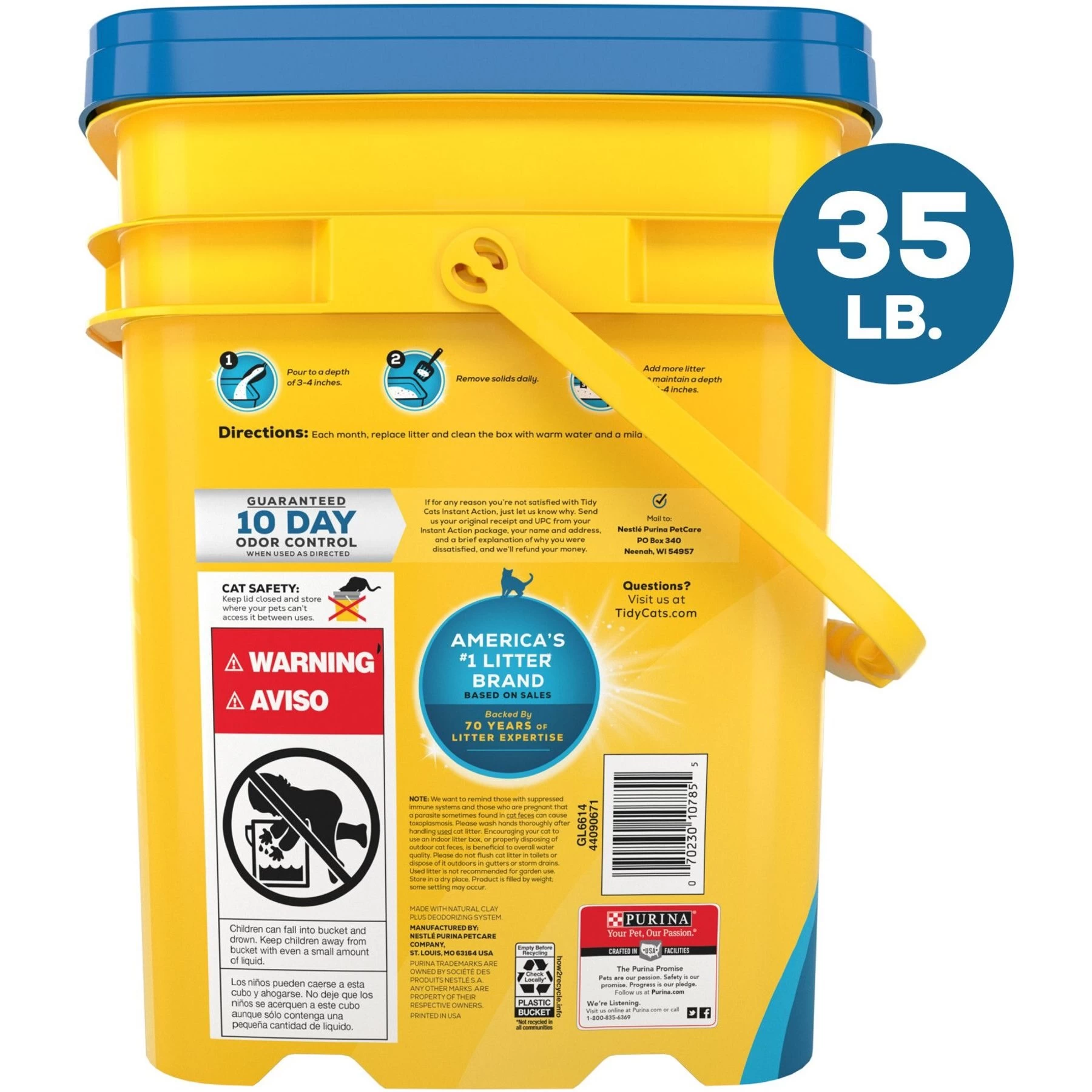 Tidy Cats Instant Action Scented Clumping Clay Cat Litter 4 Tidy Cats Instant Action Scented Clumping Clay Cat Litter - Image 2