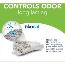 Okocat Dust-Free Unscented Non-Clumping Paper Pellet Cat Litter -Purrfect Litter Shop 78964 PT4. AC SS1800 V1588887371