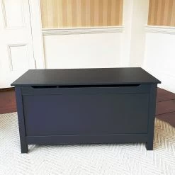 Designer Pet Products Parker Designer Catbox Litter Box Enclosure, Charcoal Black -Purrfect Litter Shop 790966 PT6. AC SS1800 V1679340579