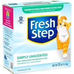 Fresh Step Simply Unscented Clumping Clay Cat Litter 18 Fresh Step Simply Unscented Clumping Clay Cat Litter -Purrfect Litter Shop 80298 PT7. AC SS1800 V1694458829