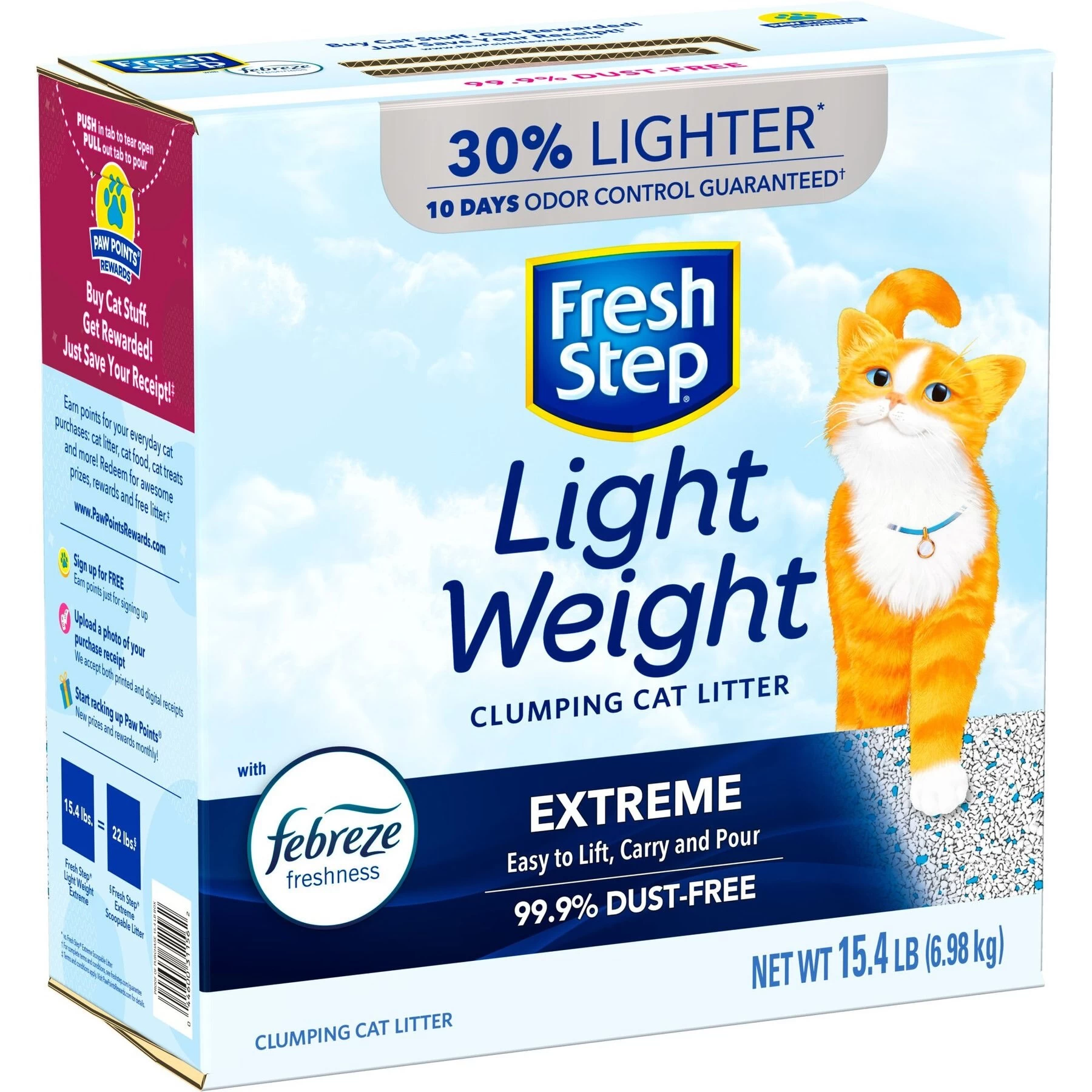 Fresh Step Lightweight Febreze Scented Clumping Clay Cat Litter 10 Fresh Step Lightweight Febreze Scented Clumping Clay Cat Litter - Image 8