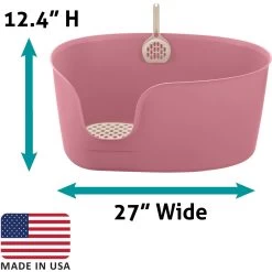 Richell PAW TRAX High Wall Cat Litter Box, X-Large -Purrfect Litter Shop 805006 PT5. AC SS1800 V1678913024