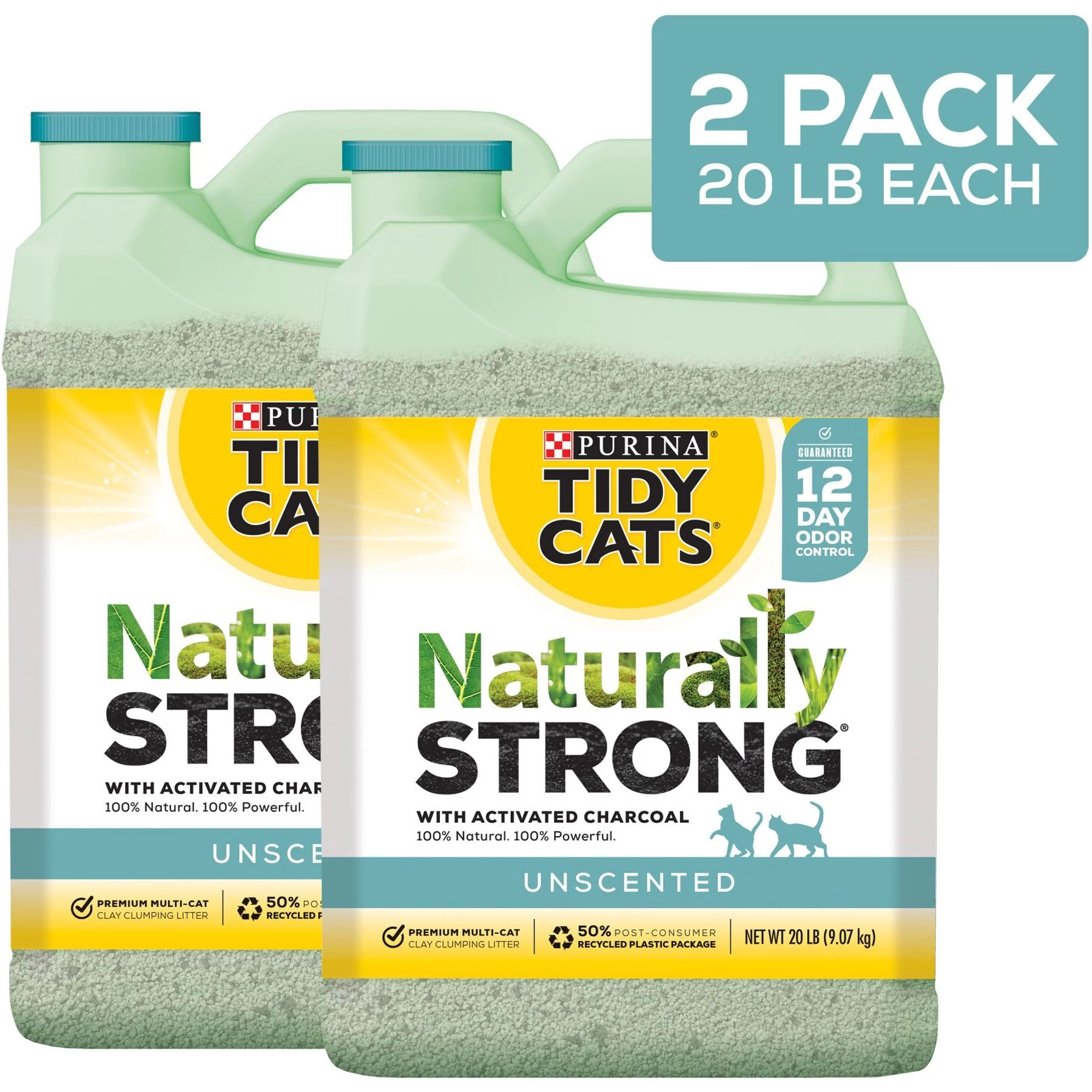 Tidy Cats Naturally Strong Clumping Clay Multi Cat Litter 3 Tidy Cats Naturally Strong Clumping Clay Multi Cat Litter