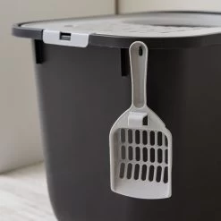 IRIS USA Square Top Entry Cat Litter Box With Scoop, Large -Purrfect Litter Shop 846630 PT5. AC SS1800 V1683836241