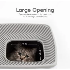 IRIS USA Premium Square Top Entry Cat Litter Box With Scoop, White & Gray, Large 13 IRIS USA Premium Square Top Entry Cat Litter Box With Scoop, White & Gray, Large -Purrfect Litter Shop 846654 PT2. AC SS1800 V1683834929