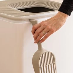 IRIS USA Premium Square Top Entry Cat Litter Box With Scoop, White & Gray, Large 18 IRIS USA Premium Square Top Entry Cat Litter Box With Scoop, White & Gray, Large -Purrfect Litter Shop 846654 PT7. AC SS1800 V1683836178