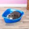 Van Ness High Side Corner Cat Litter Pan, Blue -Purrfect Litter Shop 86334 MAIN. AC SS1800 V1565284737