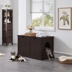Yaheetech Cat Litter Box Enclosure