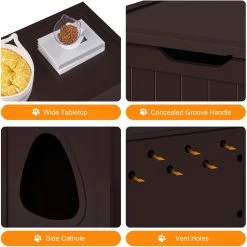 Yaheetech Cat Litter Box Enclosure 12 Yaheetech Cat Litter Box Enclosure -Purrfect Litter Shop 871886 PT3. AC SS1800 V1686247874