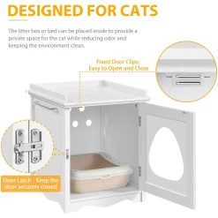 Yaheetech Indoor Cat Litter Box Enclosure -Purrfect Litter Shop 871918 PT5. AC SS1800 V1686250365