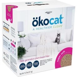 Okocat Super Soft Clumping Wood Unscented Cat Litter