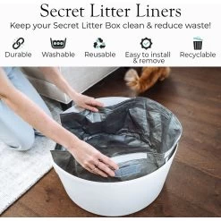 Bundle & Bliss Reusable Cat Litter Liners, 3 Count -Purrfect Litter Shop 897454 PT2. AC SS1800 V1687892497