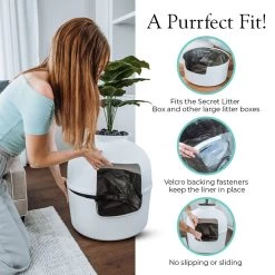 Bundle & Bliss Reusable Cat Litter Liners, 3 Count -Purrfect Litter Shop 897454 PT3. AC SS1800 V1687885907