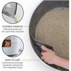 Bundle & Bliss Reusable Cat Litter Liners, 3 Count -Purrfect Litter Shop 897454 PT5. AC SS1800 V1687890608
