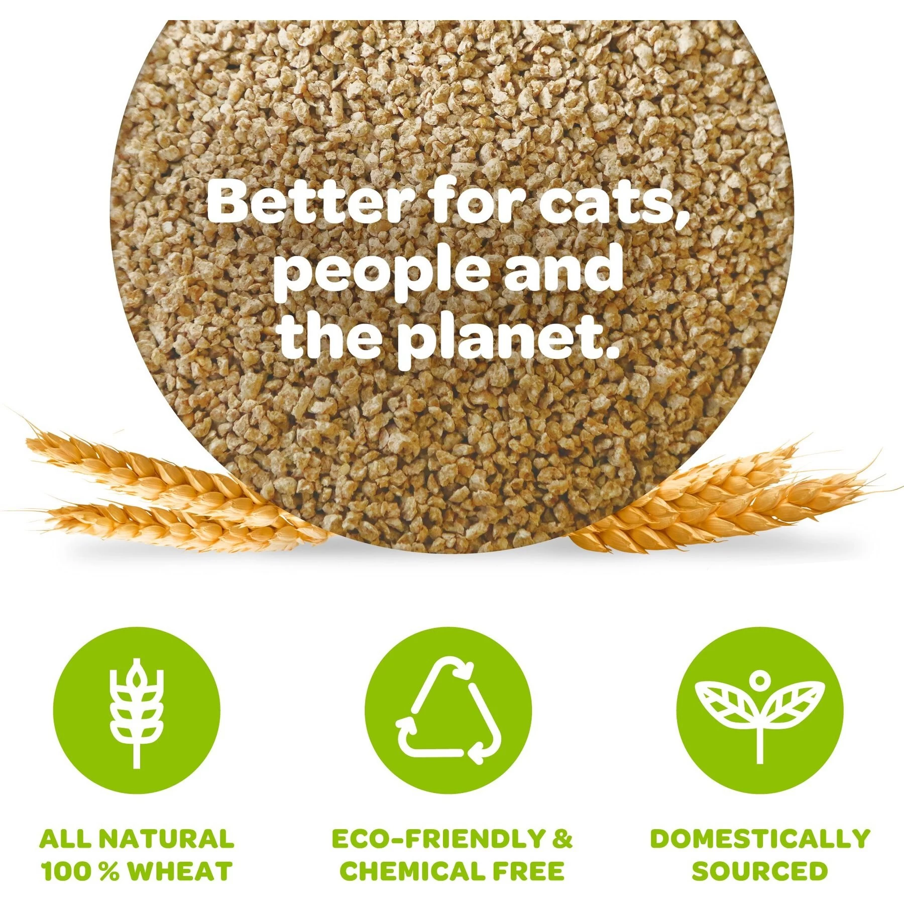 SWheat Scoop Multi-Cat Unscented Natural Clumping Wheat Cat Litter 6 SWheat Scoop Multi-Cat Unscented Natural Clumping Wheat Cat Litter - Image 4