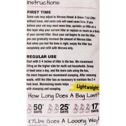 Weruva Classic Fresh Scented Clumping Wood Cat Litter -Purrfect Litter Shop 92477 PT6. AC SS1800 V1526416049