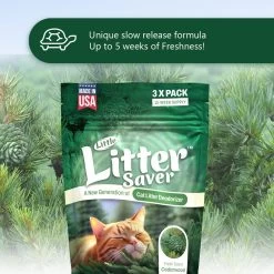 Little Litter Savers Natural Fresh Scent Cedarwood Cat Litter Deodorizer, 1-oz Bag, 3 Count -Purrfect Litter Shop 931262 PT3. AC SS1800 V1691171811