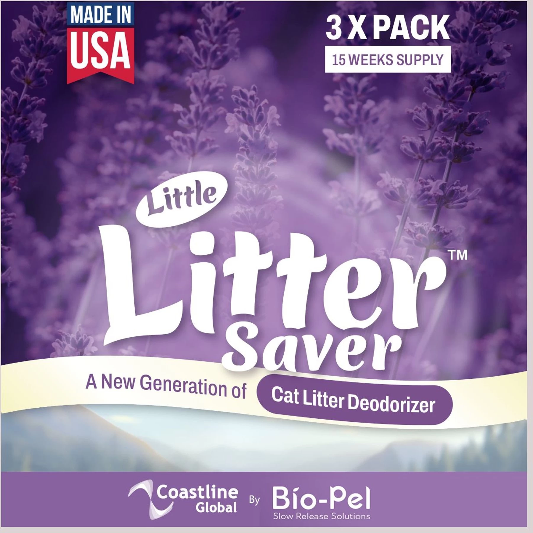 Little Litter Savers Natural Fresh Scent Lavender Cat Litter Deodorizer, 1-oz Bag, 3 Count 9 Little Litter Savers Natural Fresh Scent Lavender Cat Litter Deodorizer, 1-oz Bag, 3 Count - Image 7