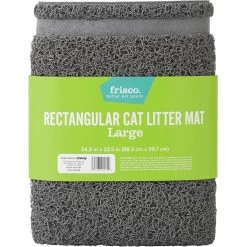 Frisco High Sided Cat Litter Box, Extra Large & Frisco Rectangular Cat Litter Mat -Purrfect Litter Shop 933398 PT6. AC SS1800 V1692303977