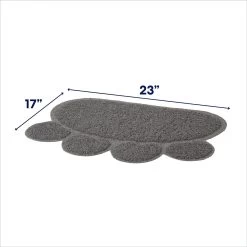 Van Ness Enclosed Cat Litter Pan & Frisco Paw Shaped Cat Litter Mat -Purrfect Litter Shop 947414 PT5. AC SS1800 V1693600694
