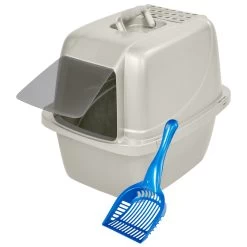 Van Ness Enclosed Cat Litter Pan & Van Ness Litter Scoop