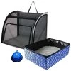 Frisco Travel Safety Dog & Cat Carrier & Pet Fit For Life Collapsible Portable Litter Box With Collapsible Bowl -Purrfect Litter Shop 947670 MAIN. AC SS1800 V1693925094