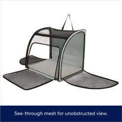 Frisco Travel Safety Dog & Cat Carrier & Pet Fit For Life Collapsible Portable Litter Box With Collapsible Bowl -Purrfect Litter Shop 947670 PT2. AC SS1800 V1693925085